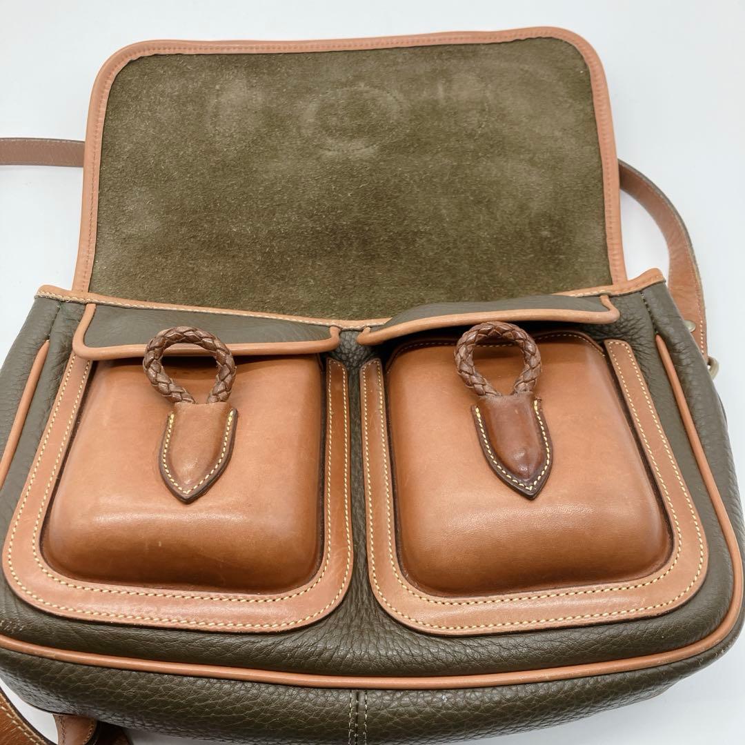 美品　ドゥーニー&バーグ　メッセンジャーバッグ　フラップ　肩掛け、斜め掛け