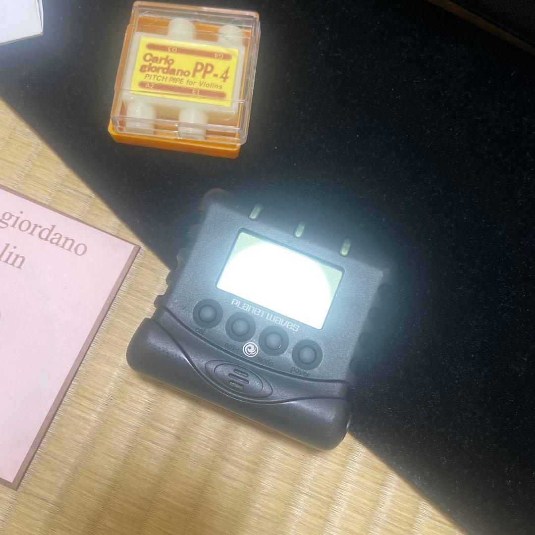 週末までCarlo Giordano バイオリン本体、肩当て4分の4 弦つき