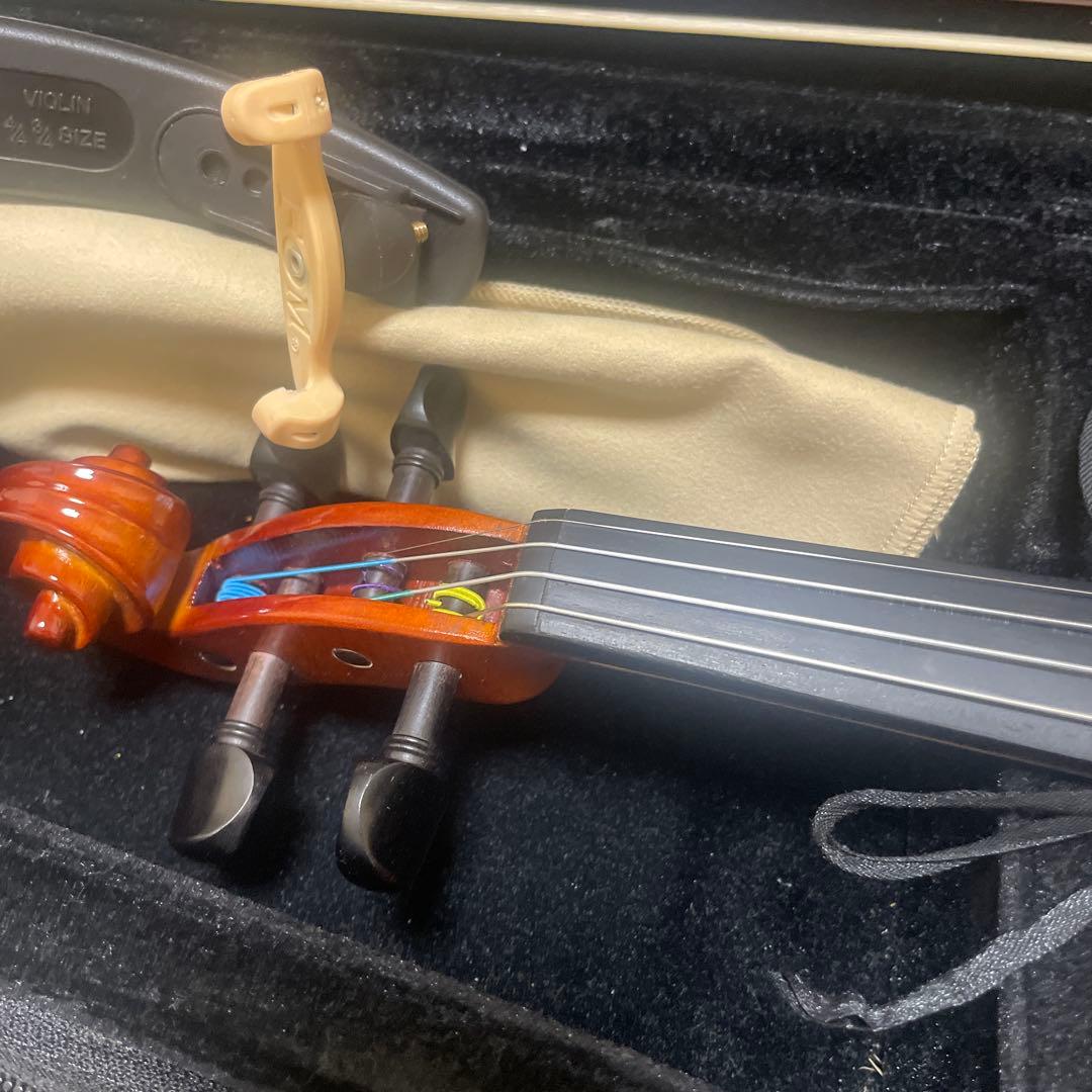 週末までCarlo Giordano バイオリン本体、肩当て4分の4 弦つき