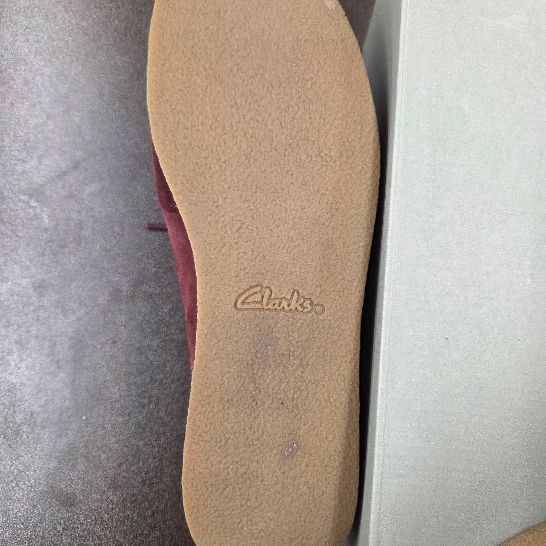 Clarks Wallabee Evo バーガンディ