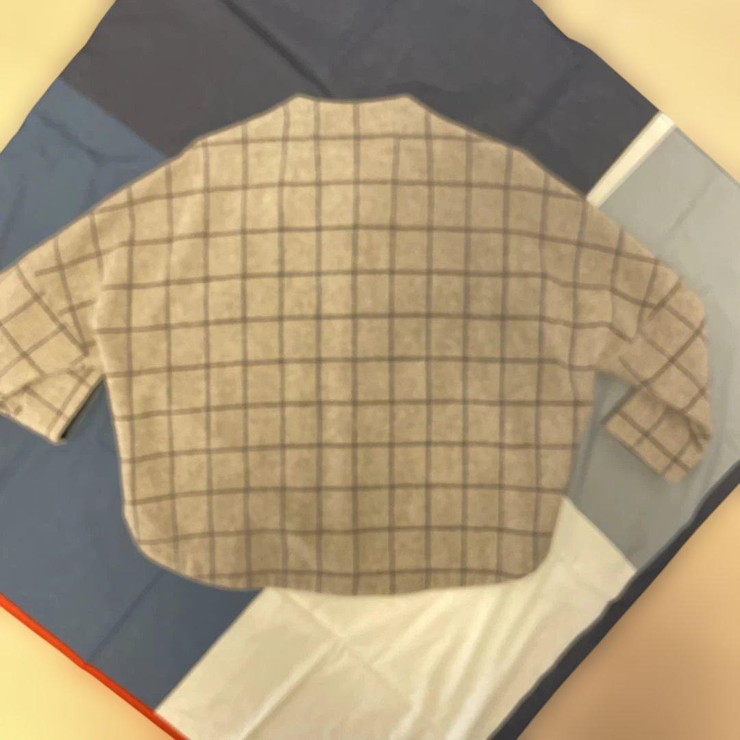 パラスパレス/ノーカラードルマンワイドウールシャツ