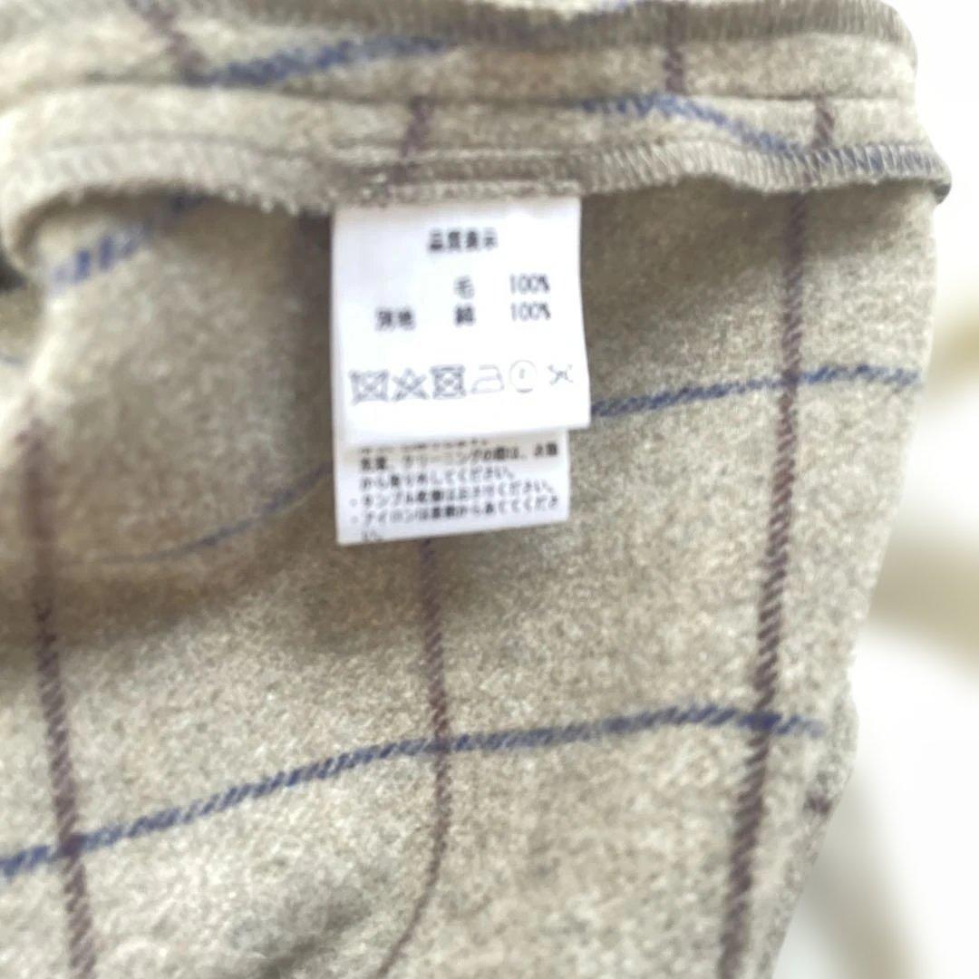 パラスパレス/ノーカラードルマンワイドウールシャツ