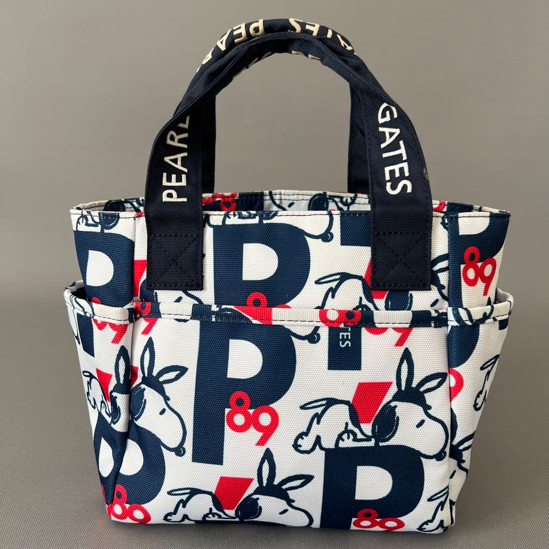 パーリーゲイツ　スヌーピー カートバッグ　ゴルフ　総柄　PEARLY GATES