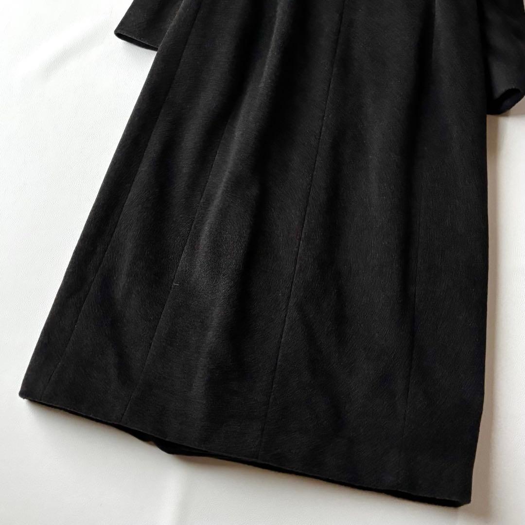 Max Mara ロングコート マキシ丈　白タグ　カシミヤ混　比翼仕立て　40