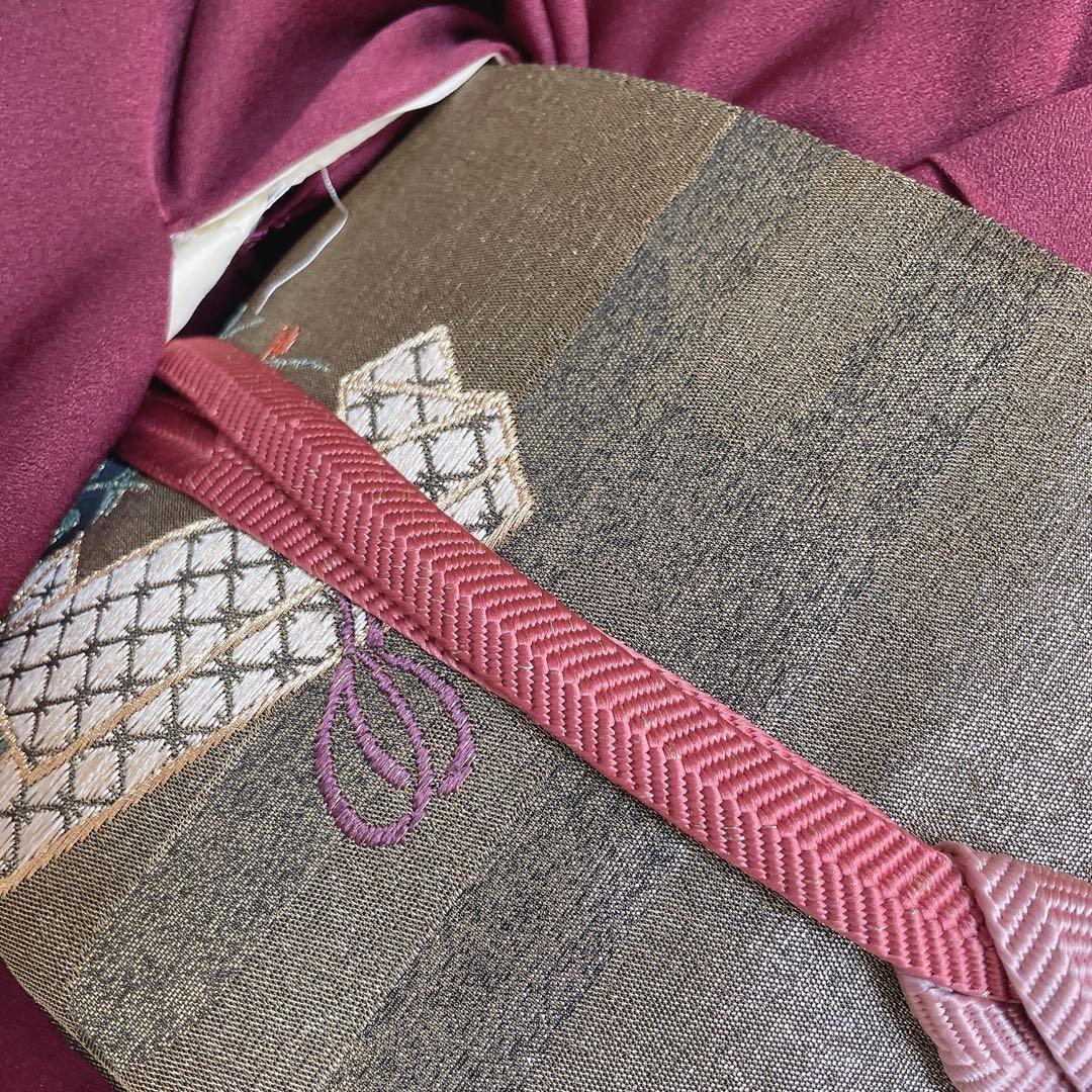 訪問着　フルセット　影　草陰　着物　L2