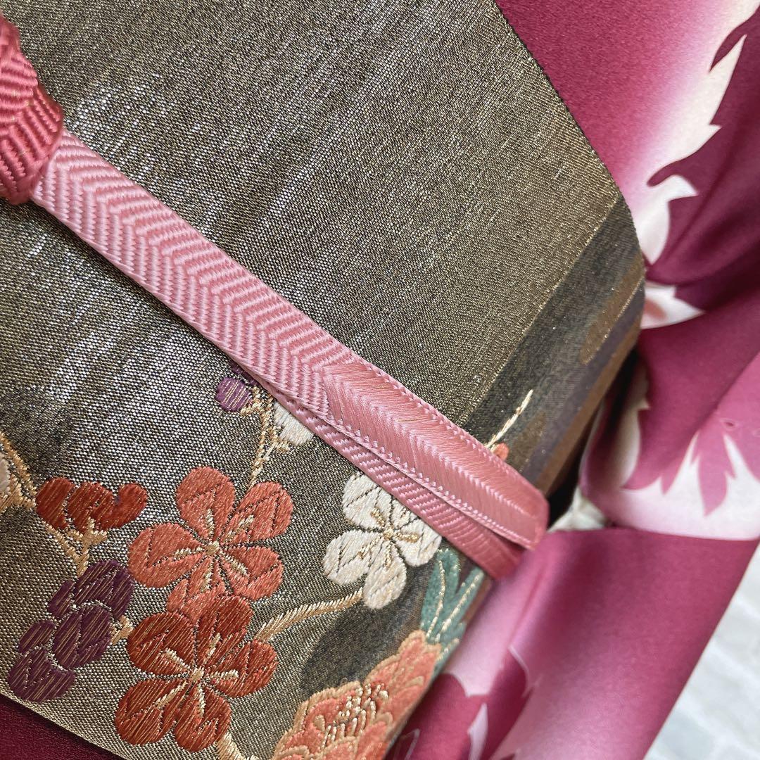 訪問着　フルセット　影　草陰　着物　L2