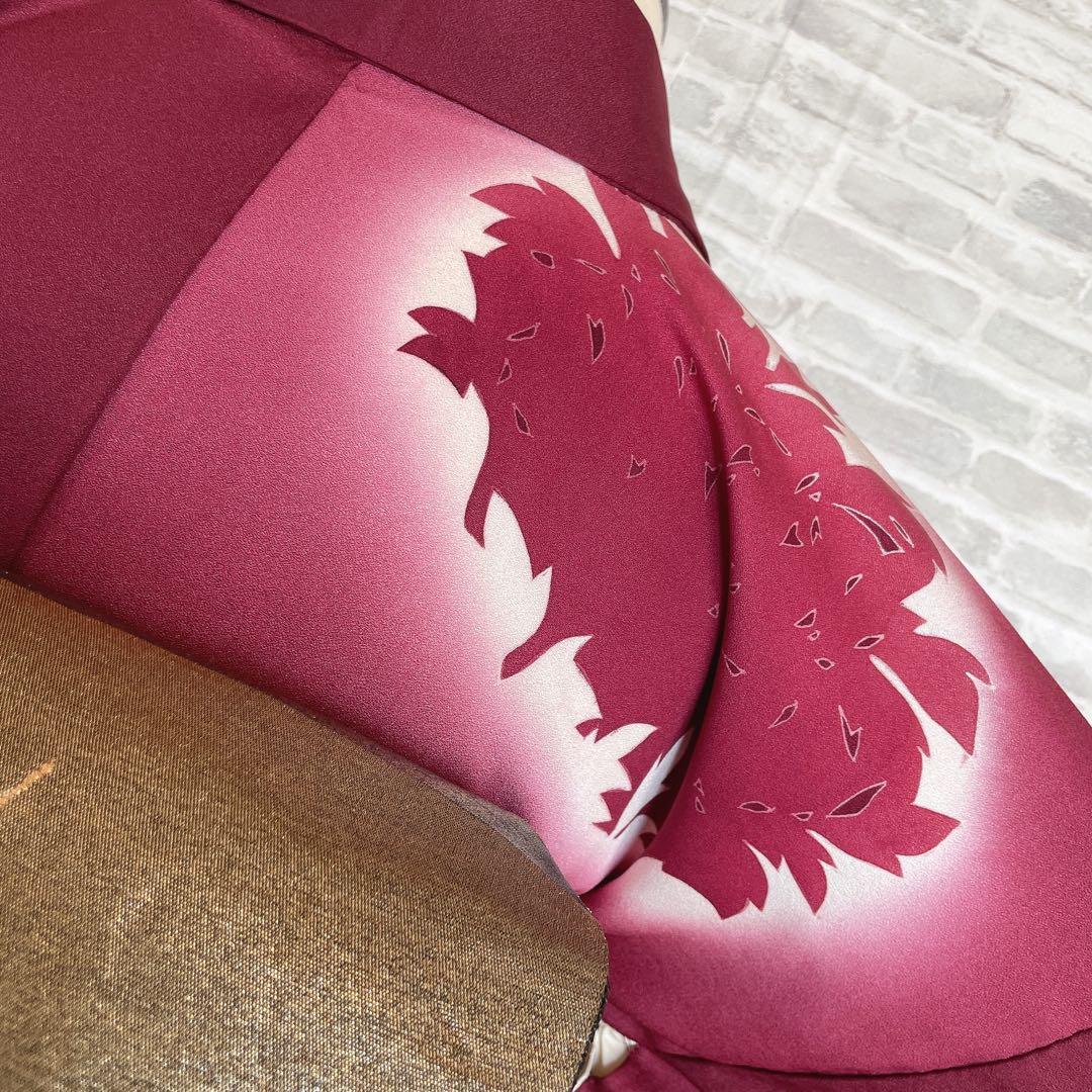 訪問着　フルセット　影　草陰　着物　L2