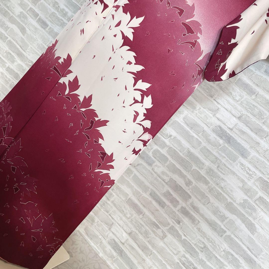 訪問着　フルセット　影　草陰　着物　L2