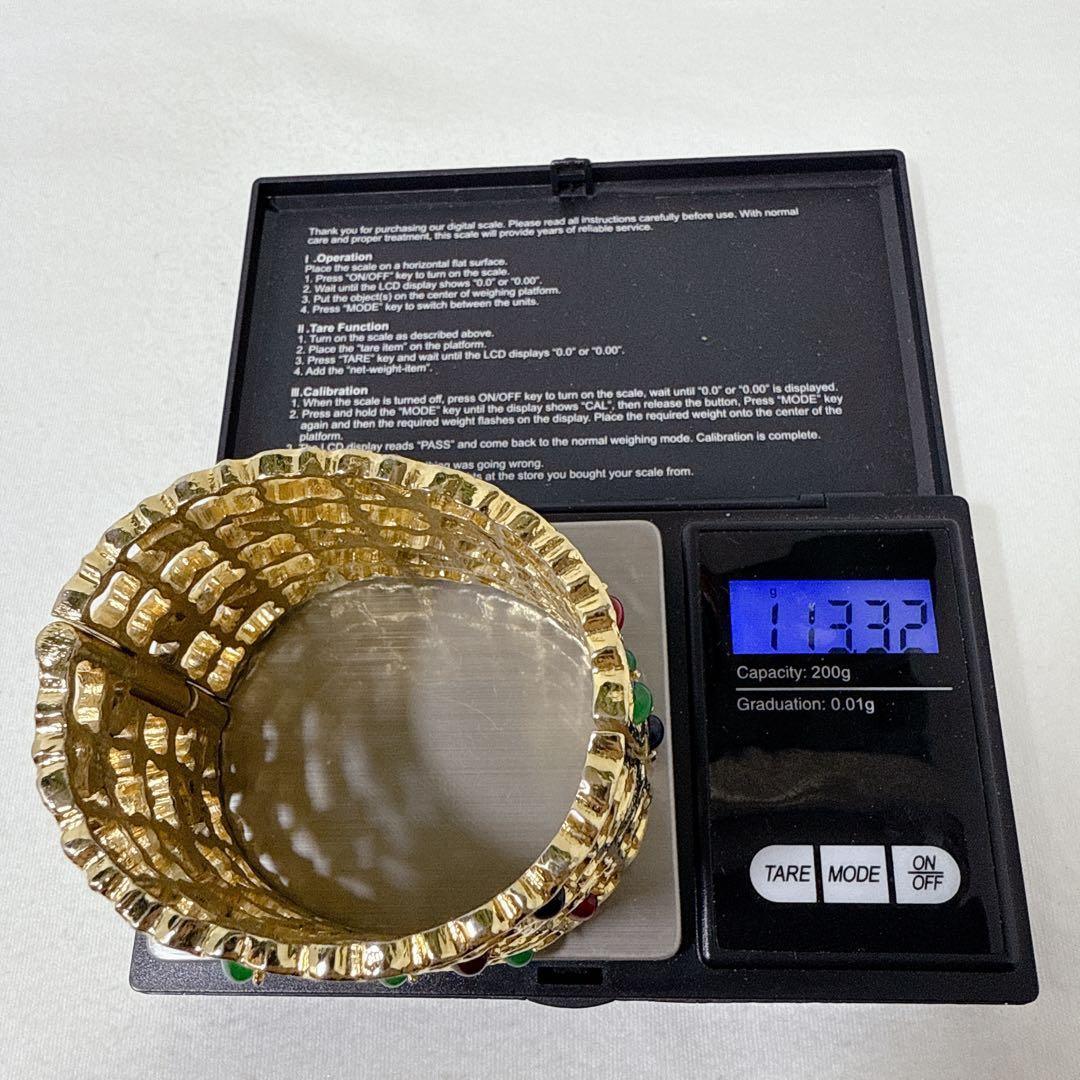 ヴィンテージ JOMAZ ジョマーズ ゴールド マルチカラー ブレスレット