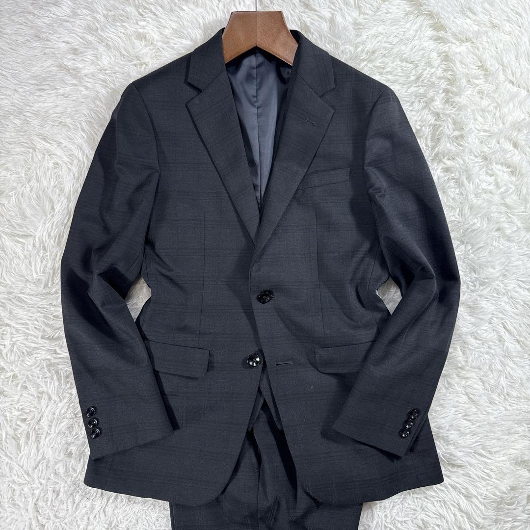 スーツセレクト スリーピーススーツ シャドーチェック メンズ Y4 スリム