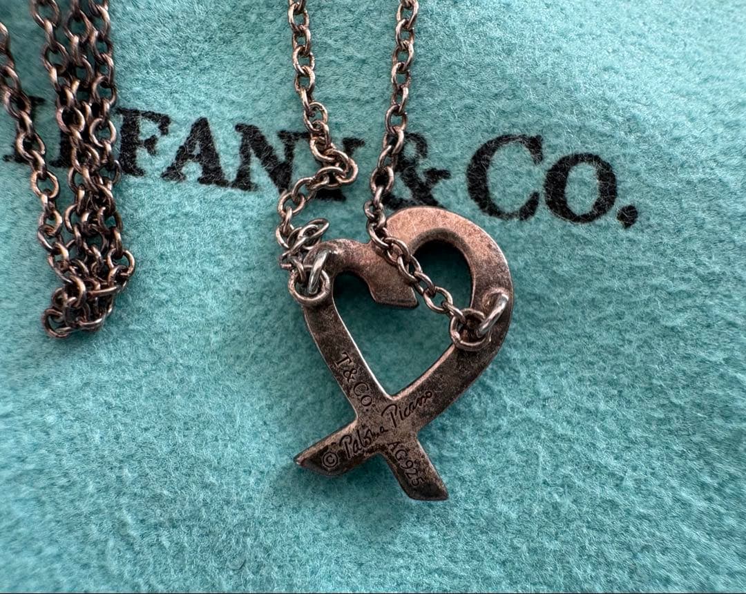 Tiffany & Co. ハート型ネックレス　ラビングハート