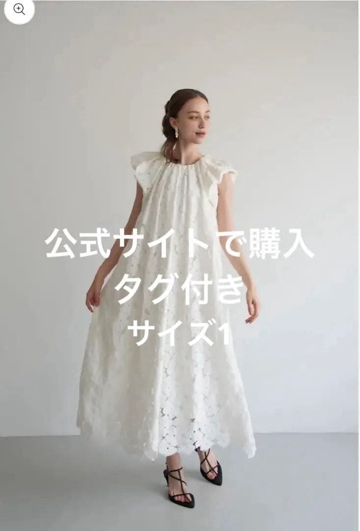 acka flower lace drape one-piece サイズ1