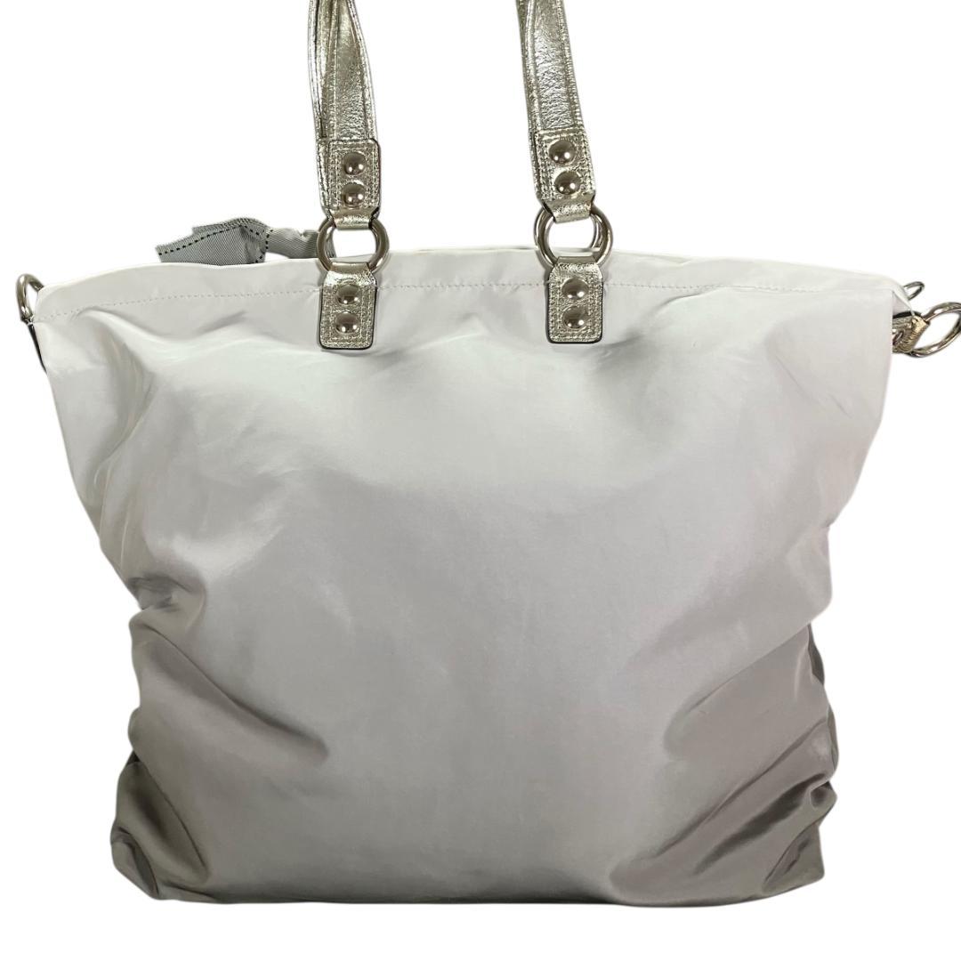 COACH コーチ グラデーション 2way ポピー ショルダーバッグ グレー