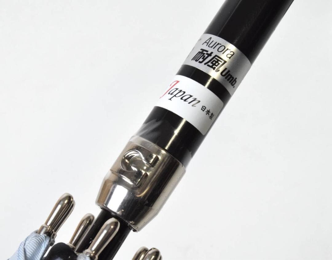 未使用 ゲラルディーニ 傘 モノグラム バイカラー 8本骨 雨傘 耐風 日本製