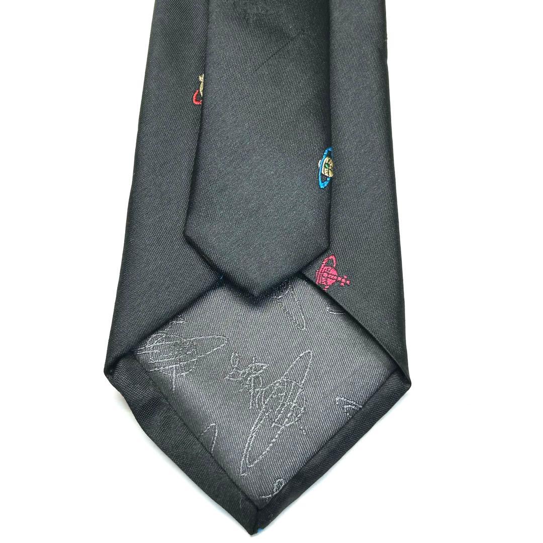 【極美品✨】超激レア！ ヴィヴィアンウエストウッド ネクタイ ブラック オーブ