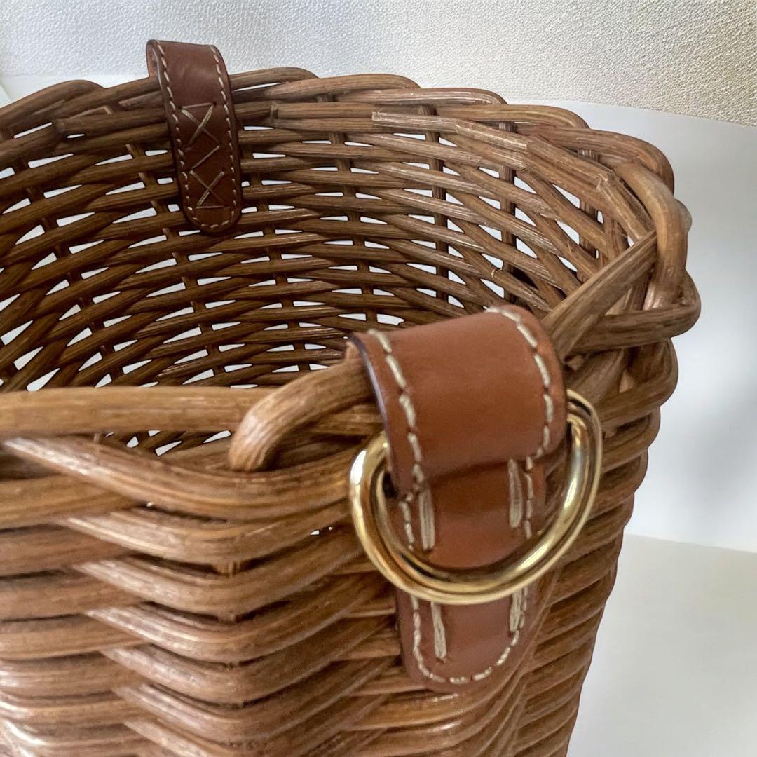 未使用☆ATAO ブリーゼ かごバッグ アタオ 籐製バスケット カゴバッグ