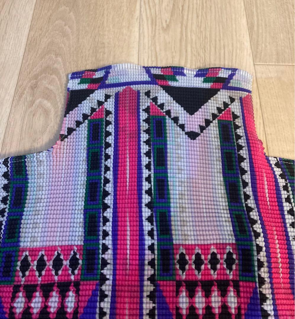 新品同　イッセイミヤケ me ワッフルカットソー 長袖　F