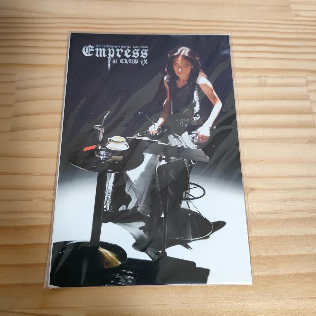 中森明菜 Empress at CLUB eX 2005 写真集＆ポストカード