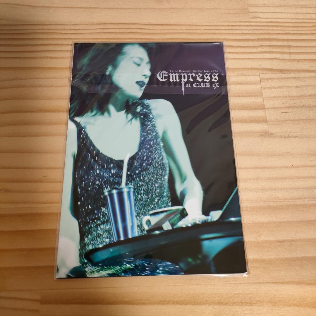 中森明菜 Empress at CLUB eX 2005 写真集＆ポストカード