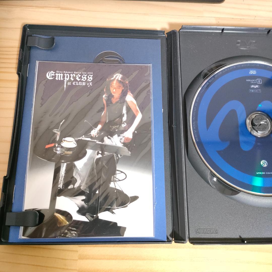 中森明菜 Empress at CLUB eX 2005 写真集＆ポストカード