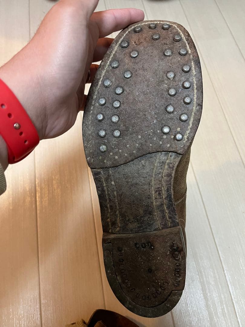 日本陸軍　下士官兵　編上靴　実物　着用可能品