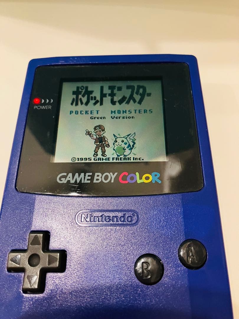 【匿名配送】ゲームボーイ ポケットモンスター緑　取説マップ 作動OK ポケモン緑