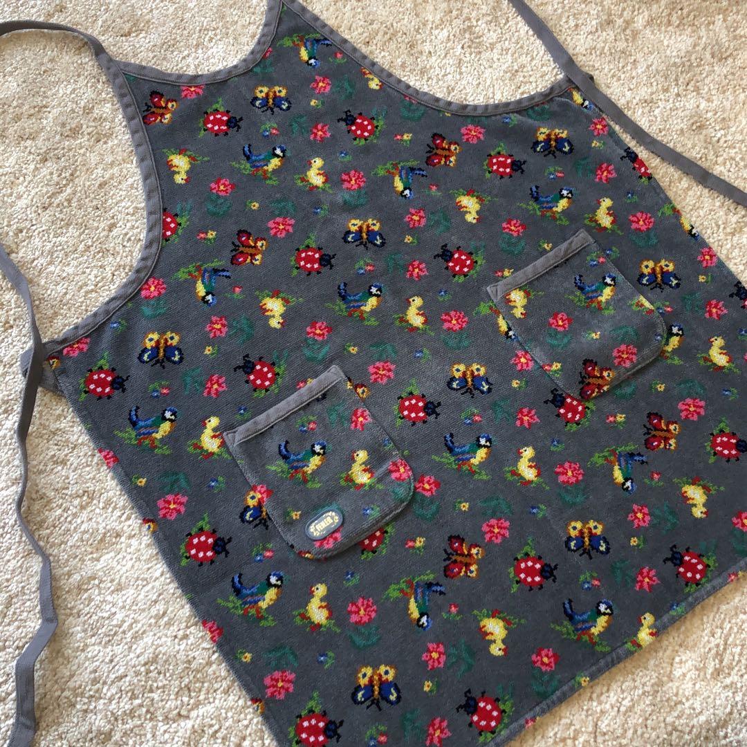 限定品 フェイラー　ハイジ　エプロン　グレー