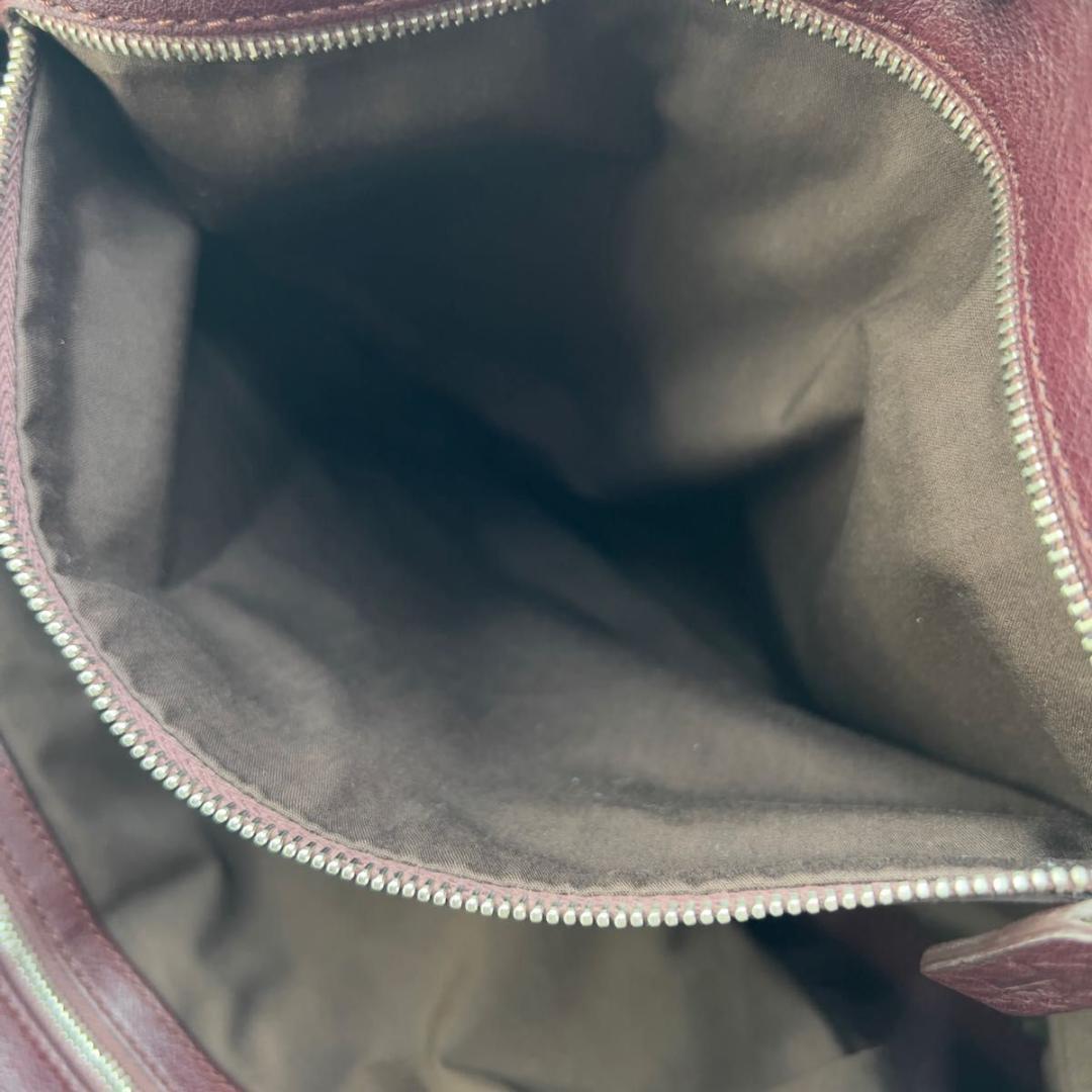 TOD’S トッズ レザー トートバッグ ボルドー