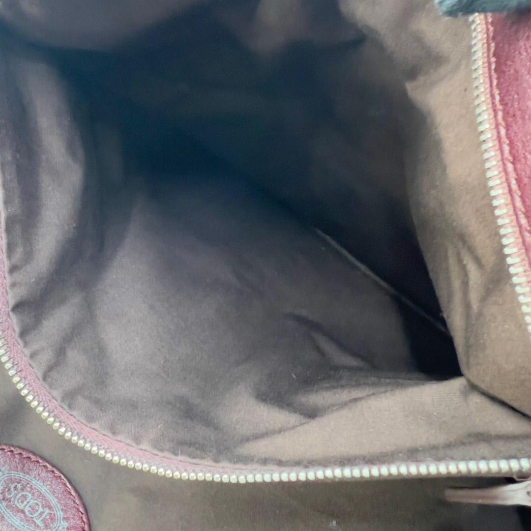 TOD’S トッズ レザー トートバッグ ボルドー