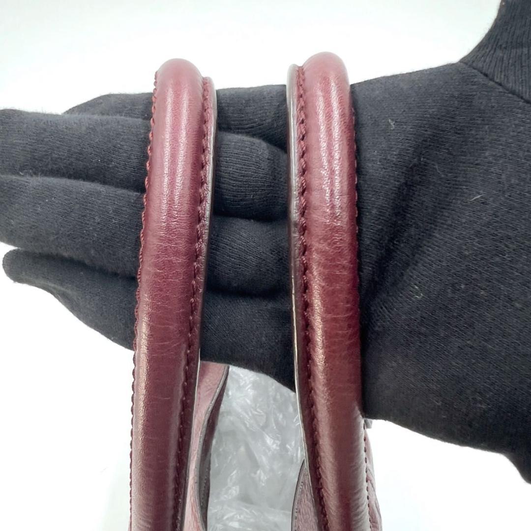 TOD’S トッズ レザー トートバッグ ボルドー