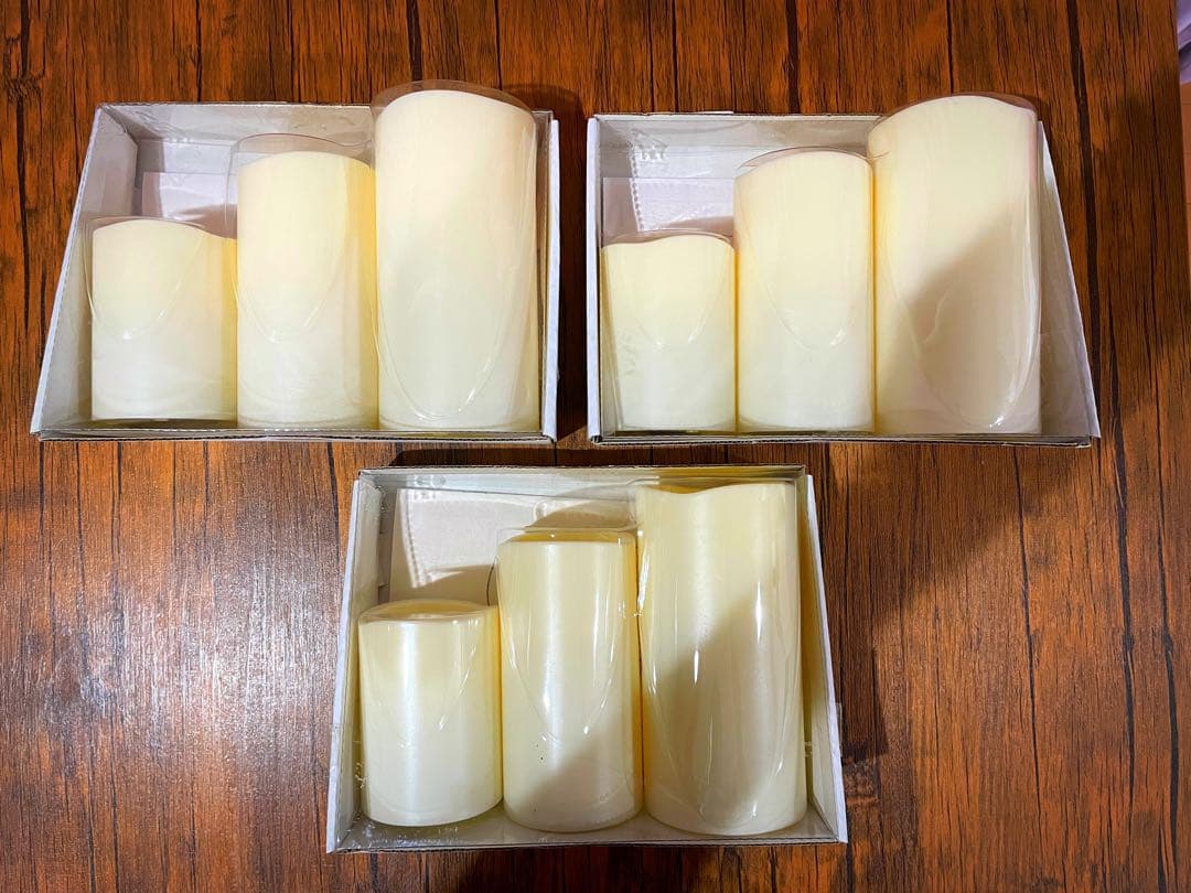 【くりーむぱんこ】【GODAFTON 】LEDキャンドル26本セット