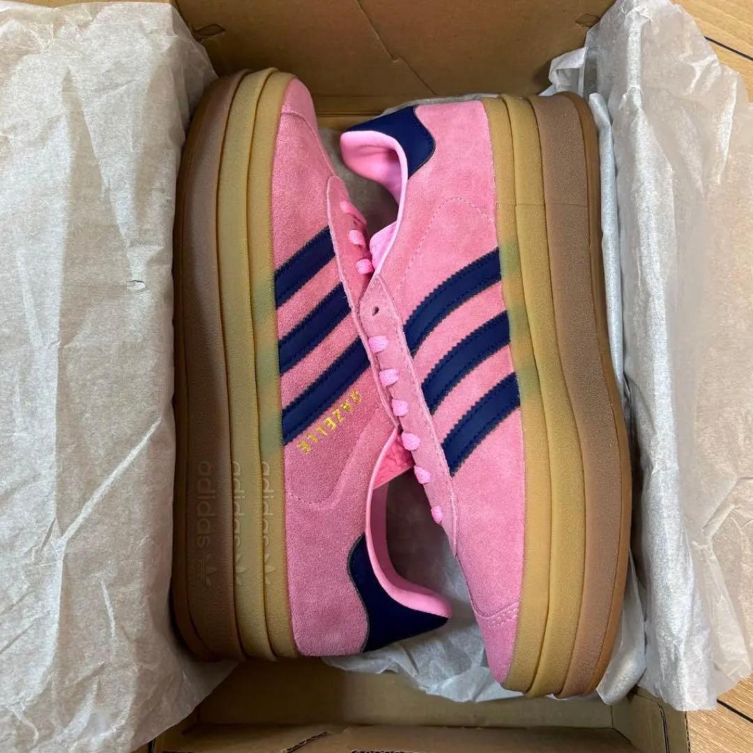 【タグ付き★新品★未使用】アディダス GAZELLE 厚底 24.5cm