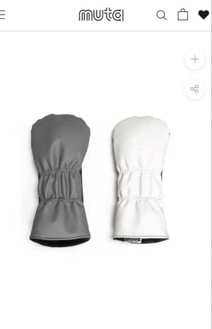 ムータ　キャディバッグ グレー DRx1 FWx2 UTx2 ヘッドカバーセット