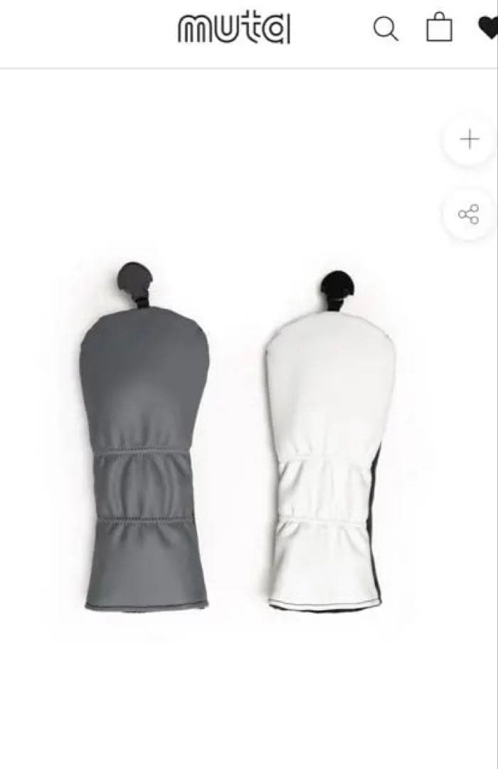 ムータ　キャディバッグ グレー DRx1 FWx2 UTx2 ヘッドカバーセット