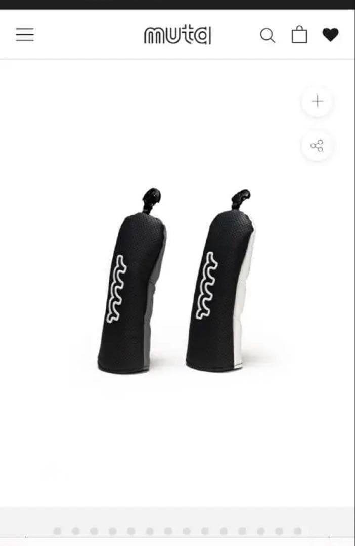 ムータ　キャディバッグ グレー DRx1 FWx2 UTx2 ヘッドカバーセット