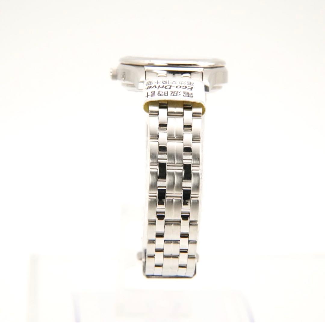 超美品【電池不要×電波】CITIZEN エコドライブ レディース シルバー腕時計