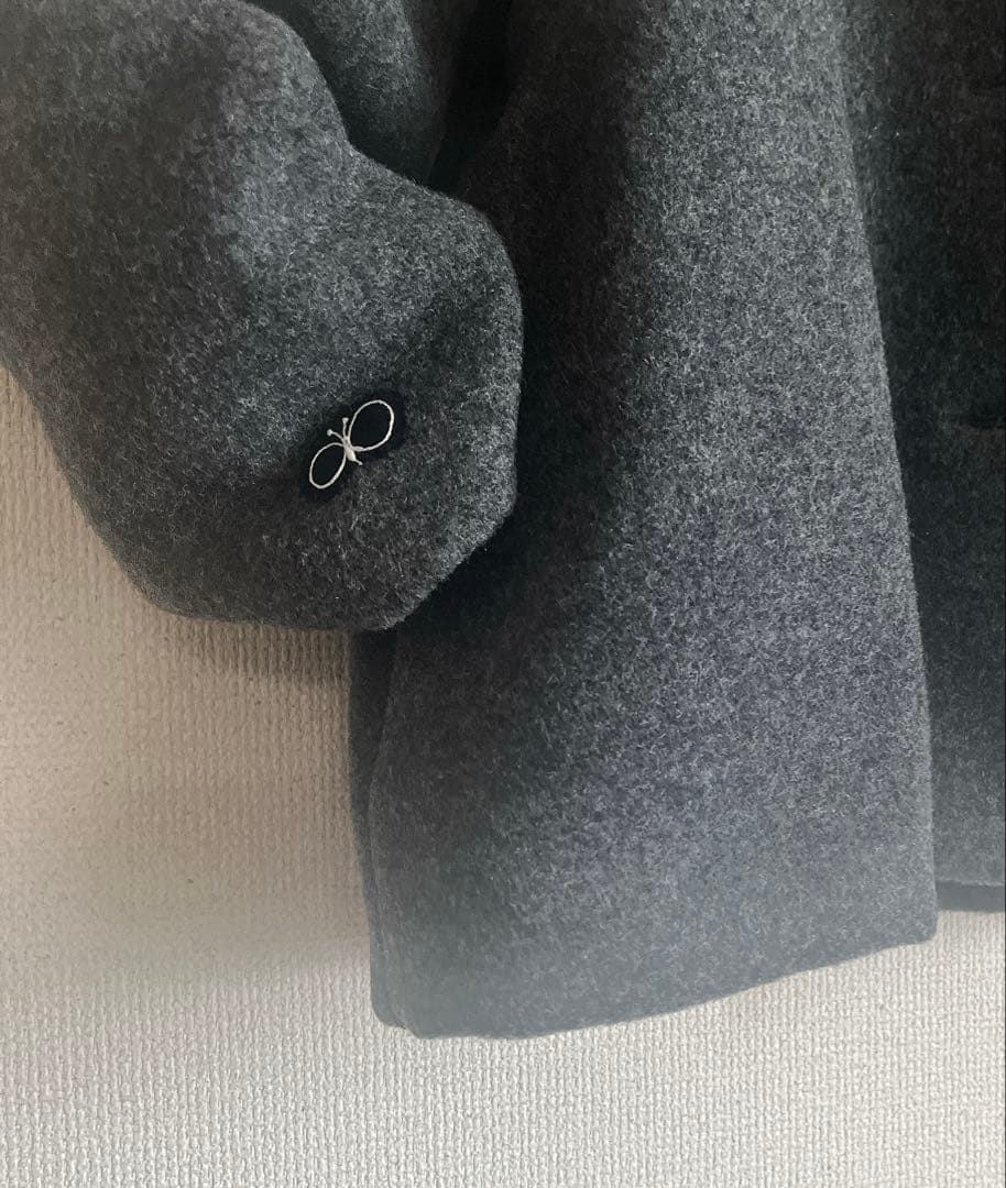 ミナペルホネン　タンバリン　choucho ウール ジャケット　ハンドメイド