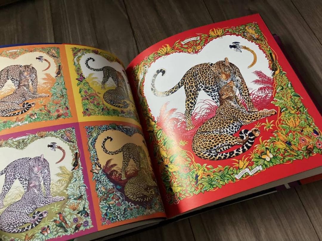 希少 The Hermes Carre エルメス スカーフ カレ デザイン 洋書