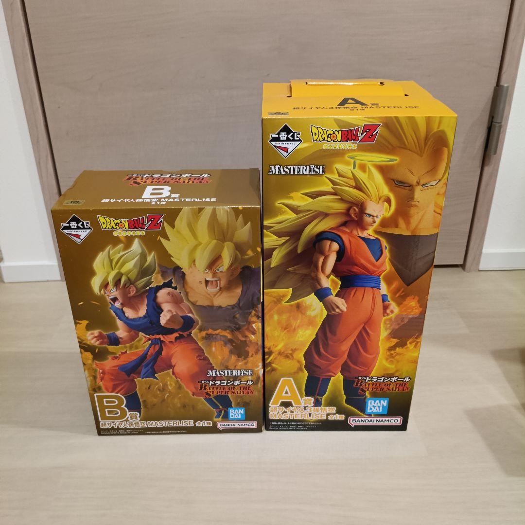 ドラゴンボール一番くじ A賞 超サイヤ人3 B賞 超サイヤ人 孫悟空