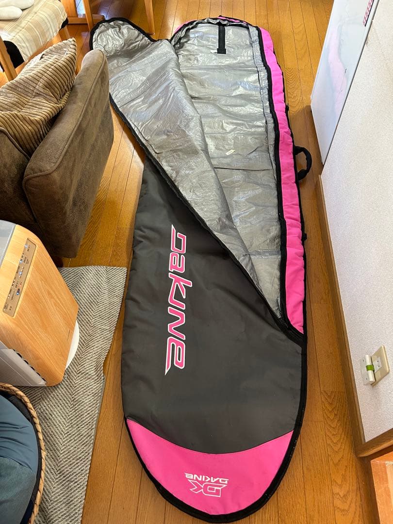 Açaí 画像転載禁止 Dakine サーフボードケース グレー/ピンク