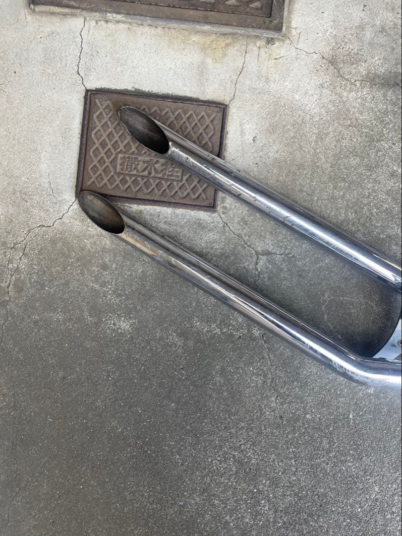 ドラッグスター400 スラッシュカットアップマフラー 4TR VH01J