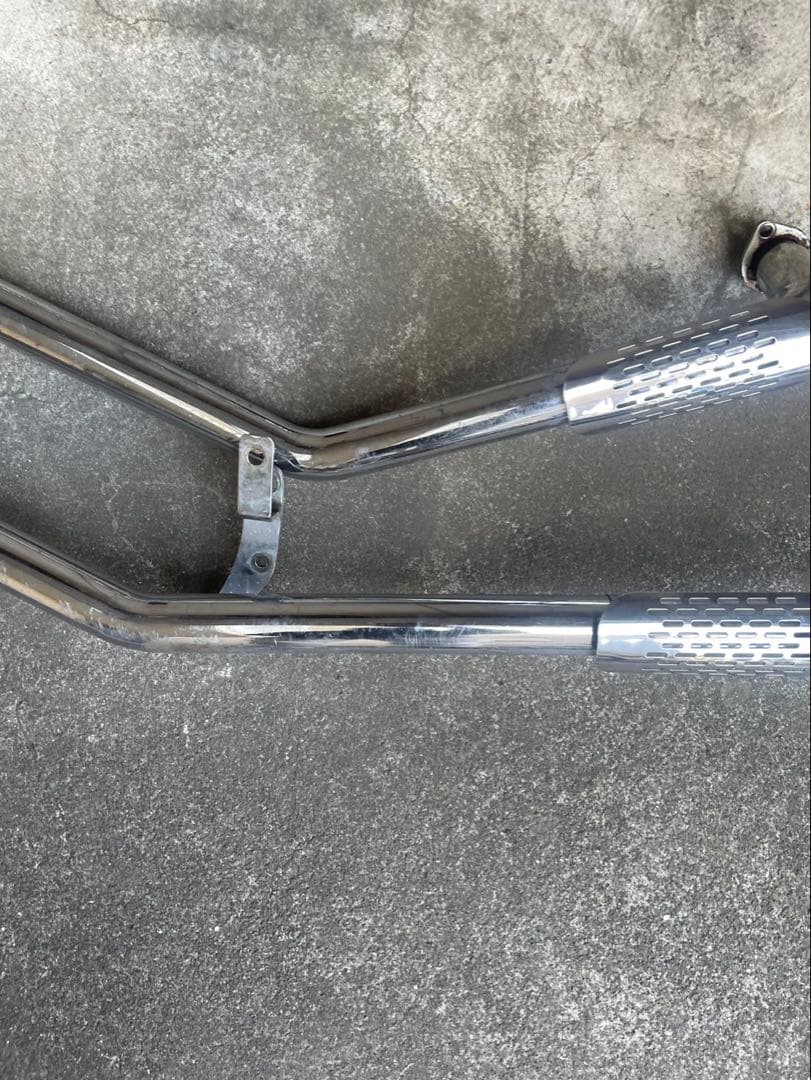 ドラッグスター400 スラッシュカットアップマフラー 4TR VH01J