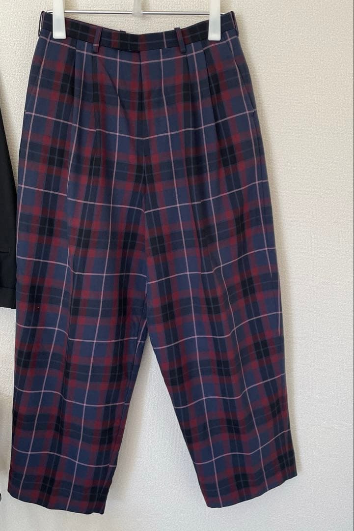 lad musician チェックパンツ　スラックス　42
