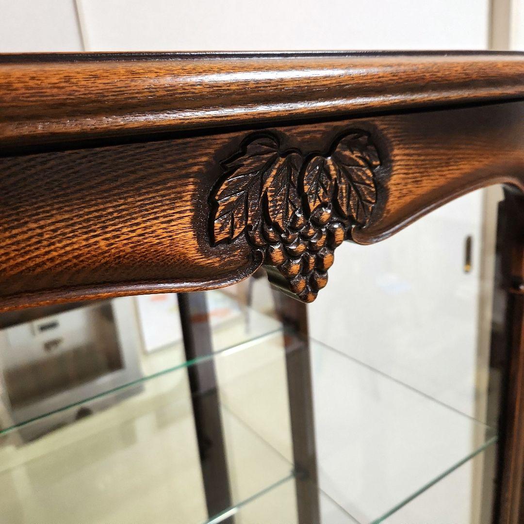 「マロン♡ママ」飾り棚 ガラスケース キャビネット キュリオケース