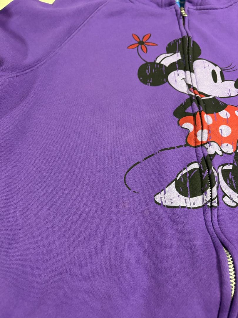 【公式】東京ディズニーリゾート　ミニー　パーカー　Mサイズ　パープル　紫　廃盤品