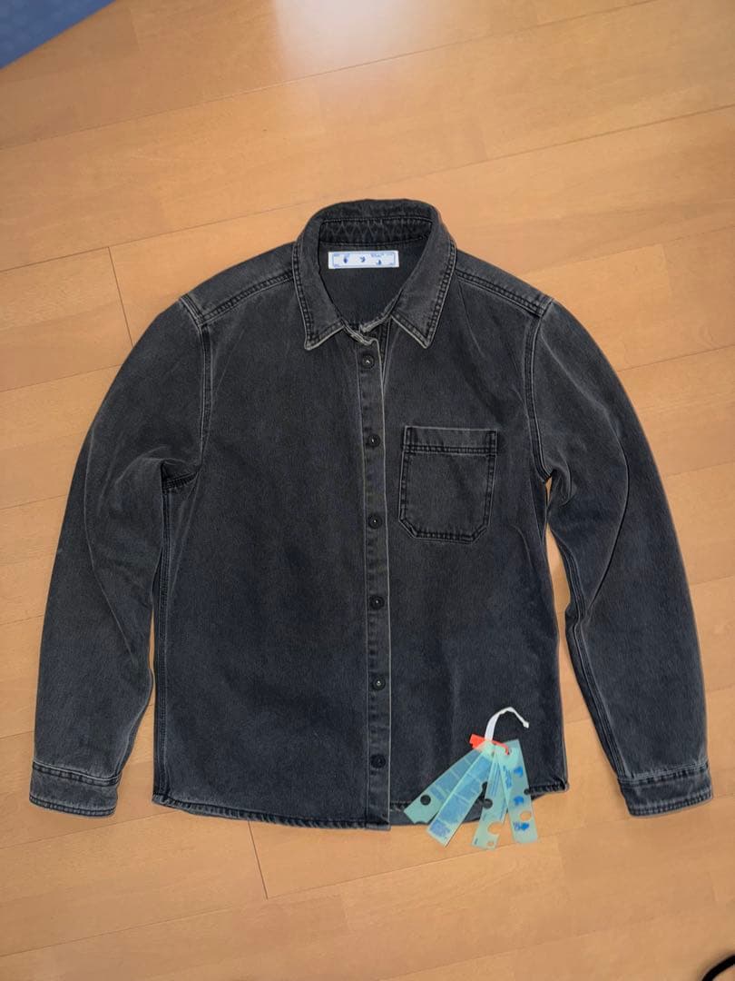 P*A様 Off white グレーデニムジャケット