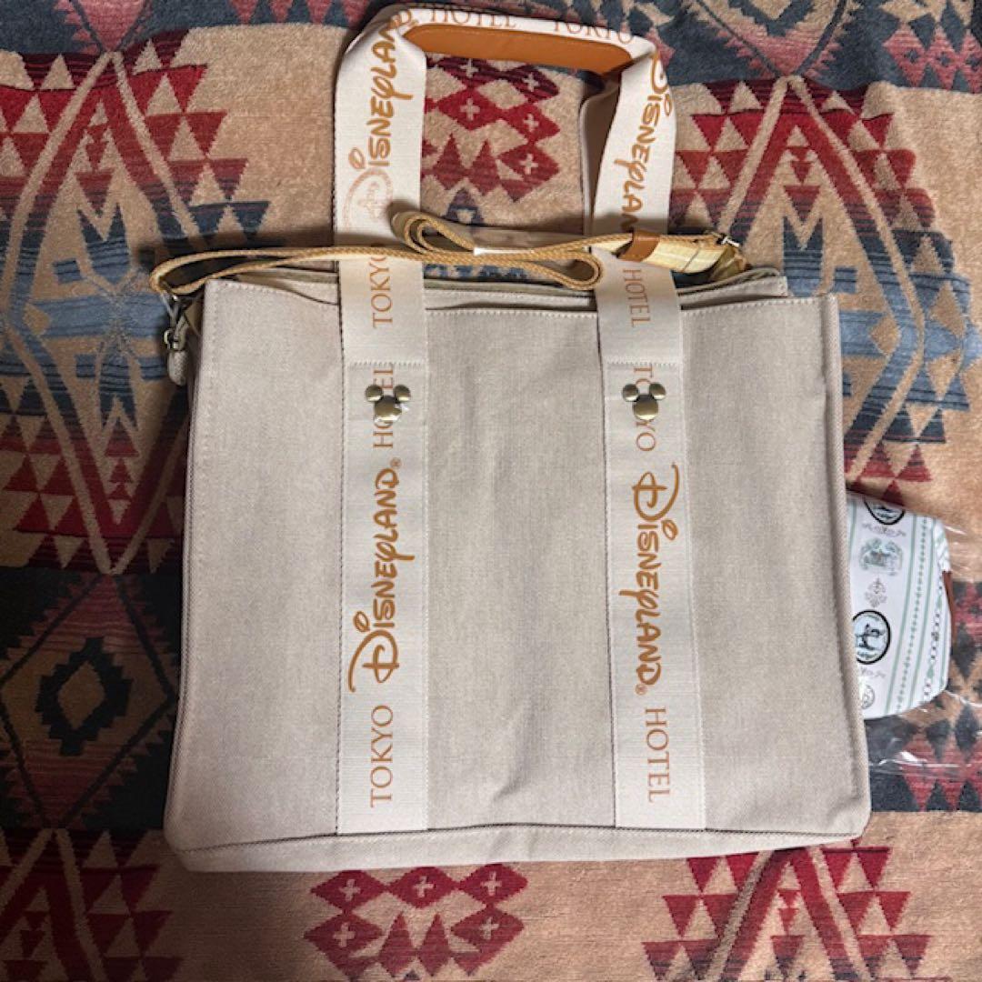 未使用新品ディズニーランドホテル宿泊者限定トートバッグポーチケース