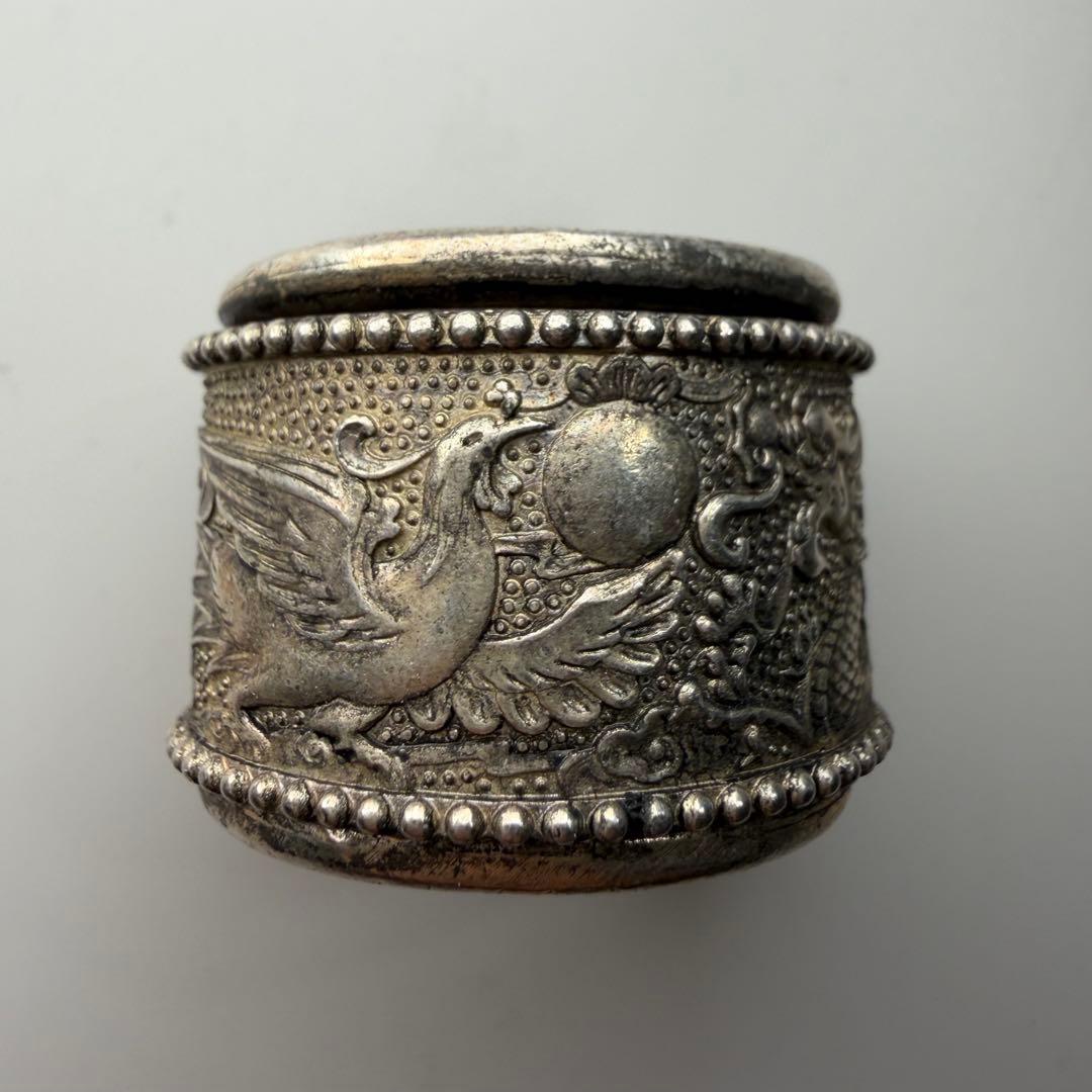 旧蔵　ドラゴンと鳳凰　リング　扳指　親指用