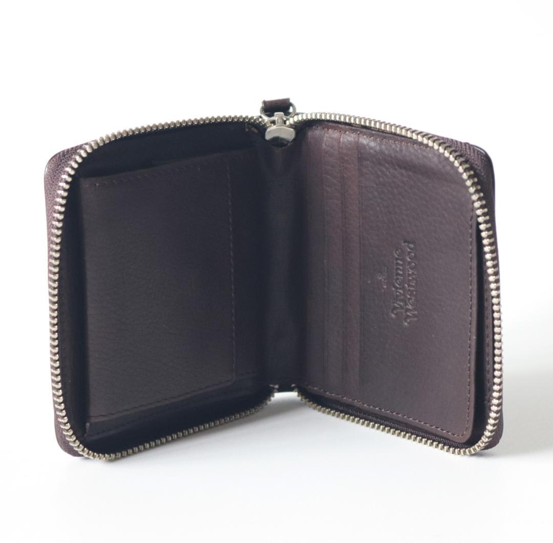 新品【ヴィヴィアンウエストウッド】ラウンドファスナー二つ折り財布 プレゼント最適