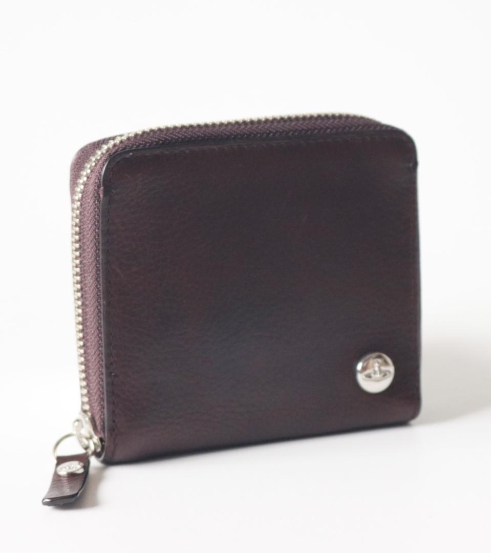 新品【ヴィヴィアンウエストウッド】ラウンドファスナー二つ折り財布 プレゼント最適